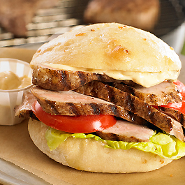 Caribbean Pork Sandwich